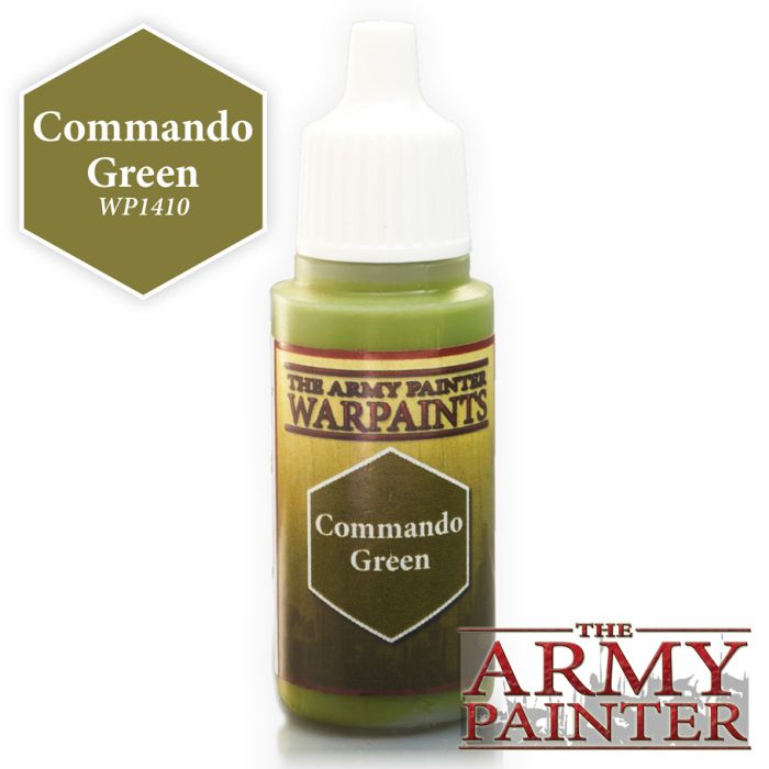 Army Painter - Warpaints: Acrylic: Commando Green 18ml