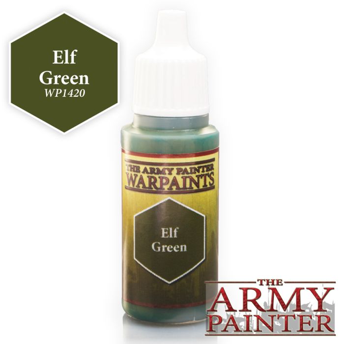 Army Paints - Warpaints: Acrylic: Elf Green 18ml