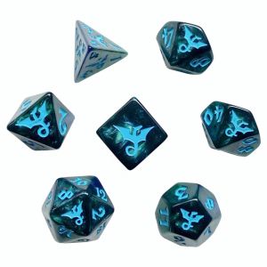 Black Oak Workshop - Dragons - Sea 7 Set of Dice