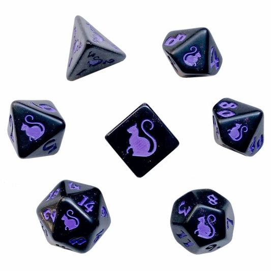 Black Oak Workshop - Kitty Clacks - Magic 7 Set of Dice