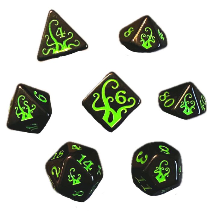 Black Oak Workshop - Tentacles - Ichor Slime 7 Set of Dice