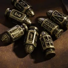 TwoFaad - Bronze Metal Bullet Dice