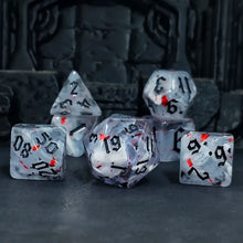 TwoFaad - Wyrmwraith 7- Piece Glitter Dice Set