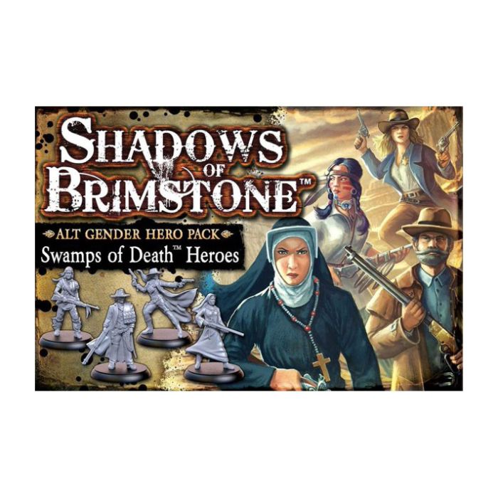 Shadows of Brimstone: Alt Gender Hero Pack: Swamps of Death