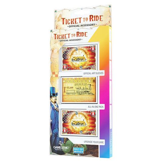 Ticket to Ride: Deck Protector: Art Sleeves