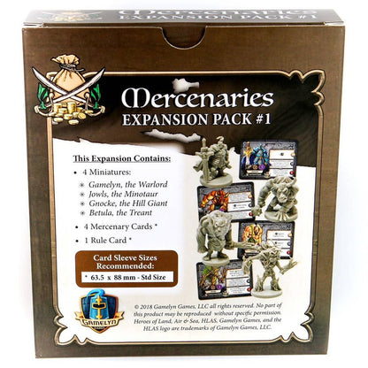 Heroes of Land, Air & Sea: Mercenary Pack 1