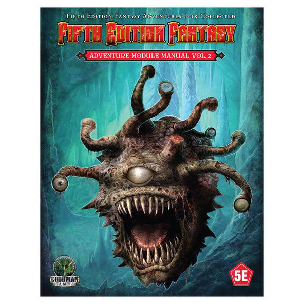 5E Fifth Edition Fantasy: Adventure: Compendium of Dungeon Crawls Volume 2
