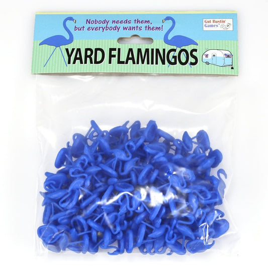 Trailer Park Wars! Blue Flamingos