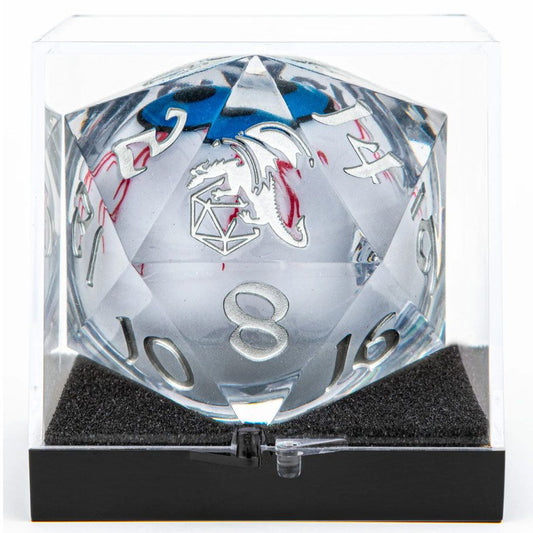 TwoFaad - d20 55mm LED Resin: Always Watching Blue Eyes