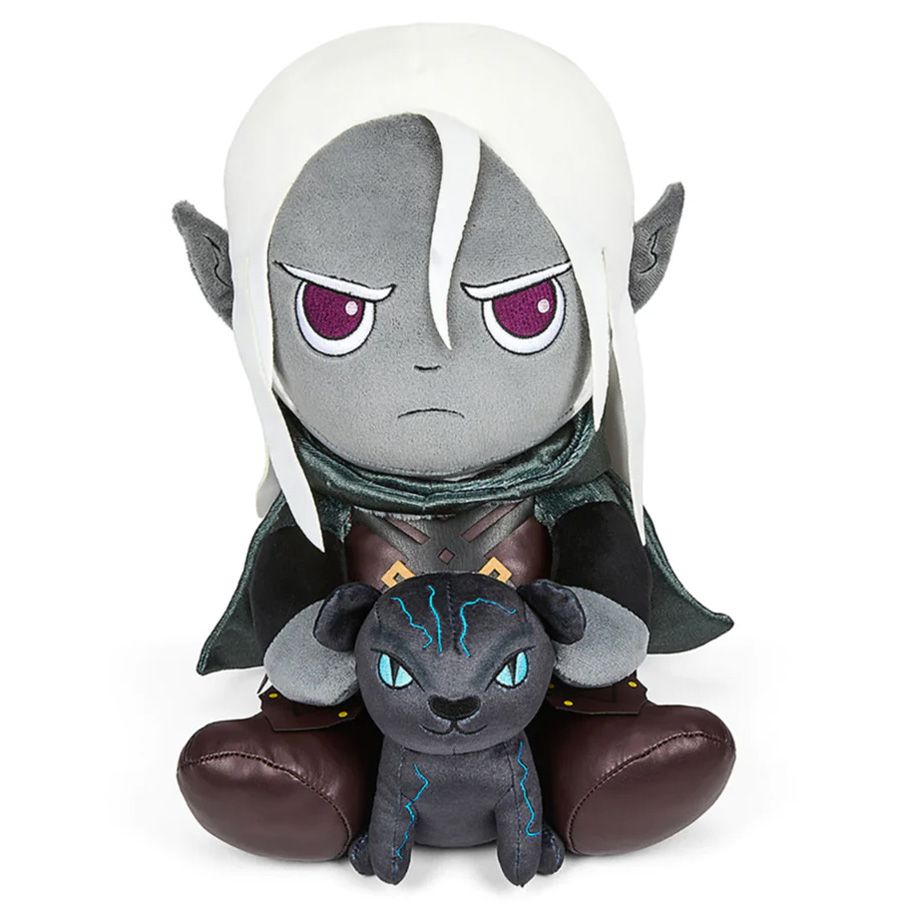 Plush D&D Drizzt and Guenhwyvar 13"