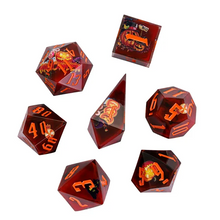 TwoFAAD - Halloween Sharp Edged 7-Set RPG Dice