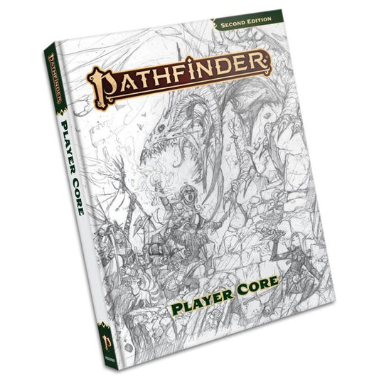 Pathfinder 2E Player Core Rulebook Sketch Cover