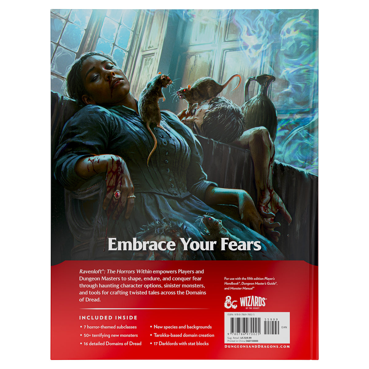 5.5E DND RPG RAVENLOFT HORRORS WITHIN HC