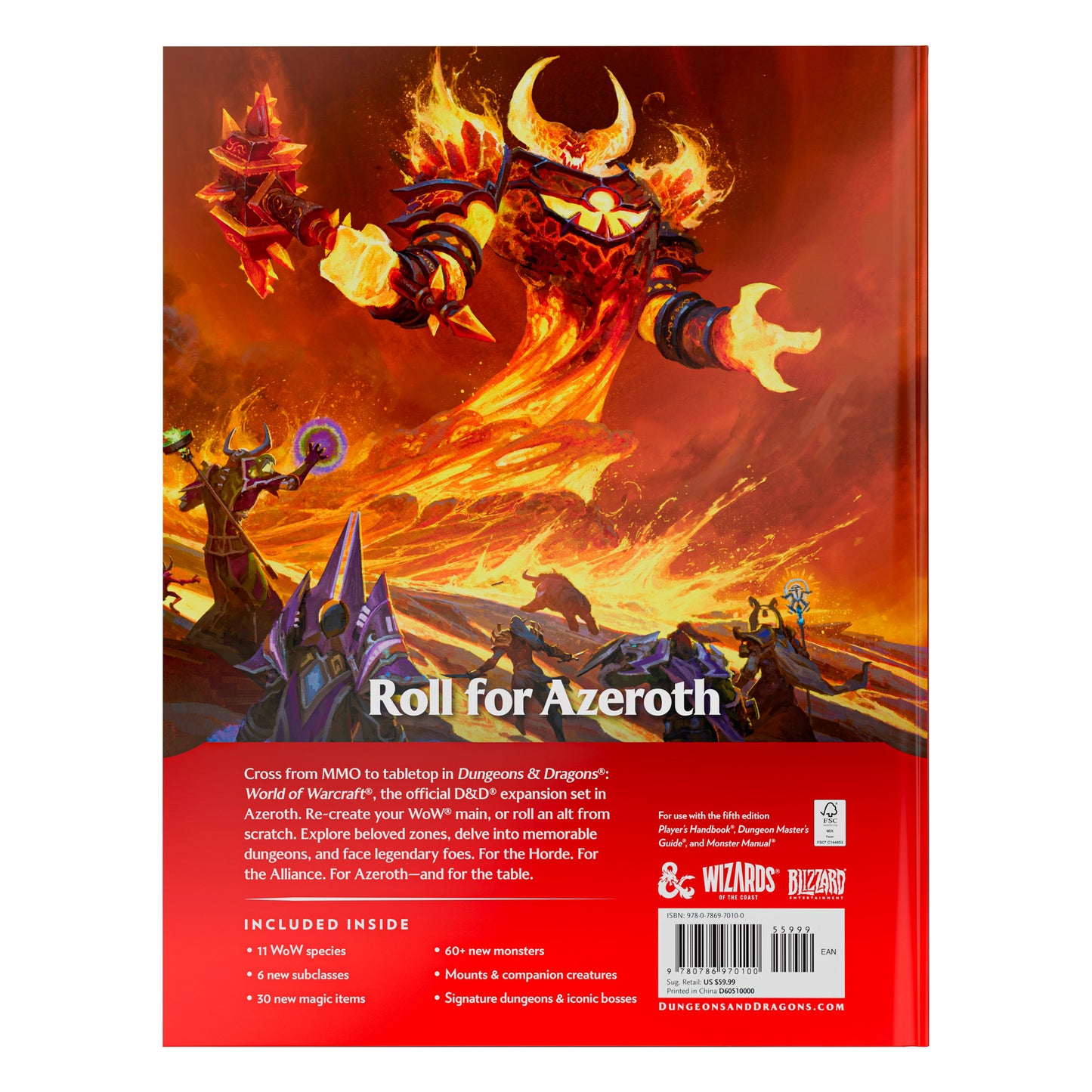 5.5E D&D World of Warcraft RPG HC