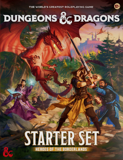 5.5E DND RPG 2024 STARTER SET HEROES OF THE BORDERLANDS