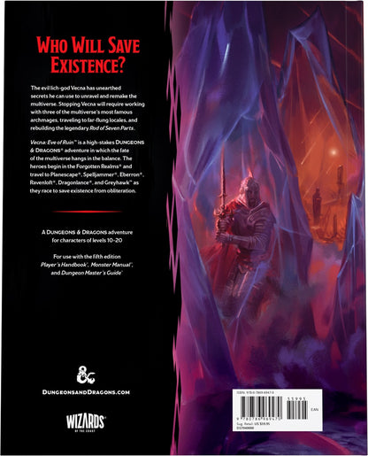 5.5E DND RPG VECNA EVE OF RUIN HC