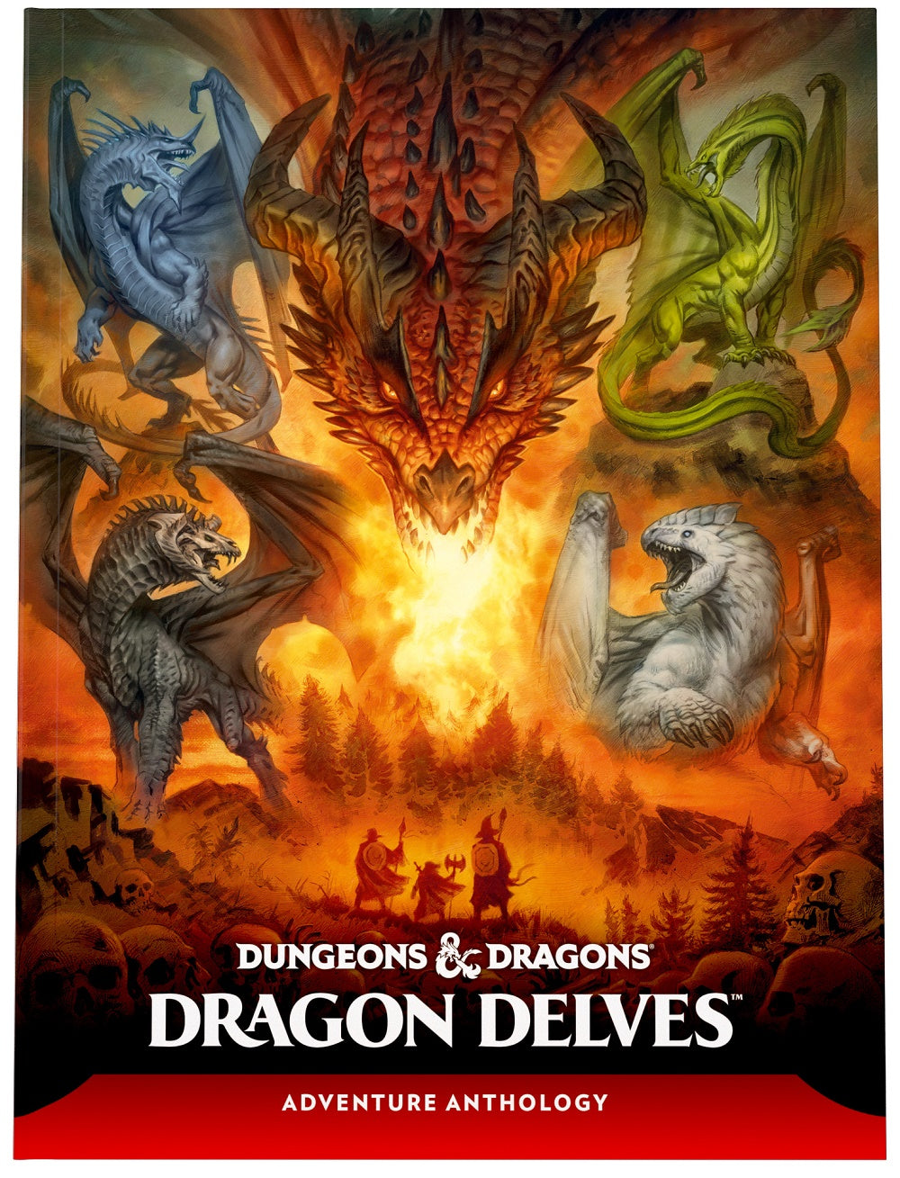 5.5E DND RPG DRAGON DELVES AN ADVENTURE ANTHOLOGY HC
