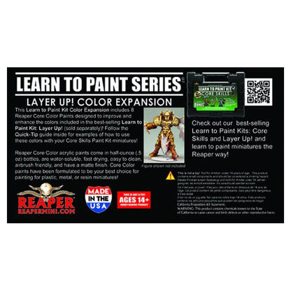 Reaper 08909 Learn To Paint Kit: Layer Up! Color Expansion