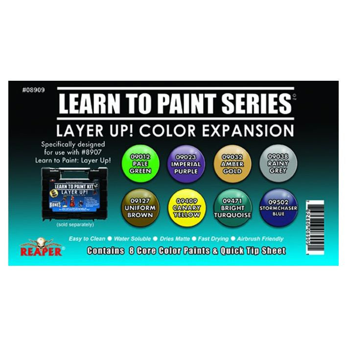 Reaper 08909 Learn To Paint Kit: Layer Up! Color Expansion
