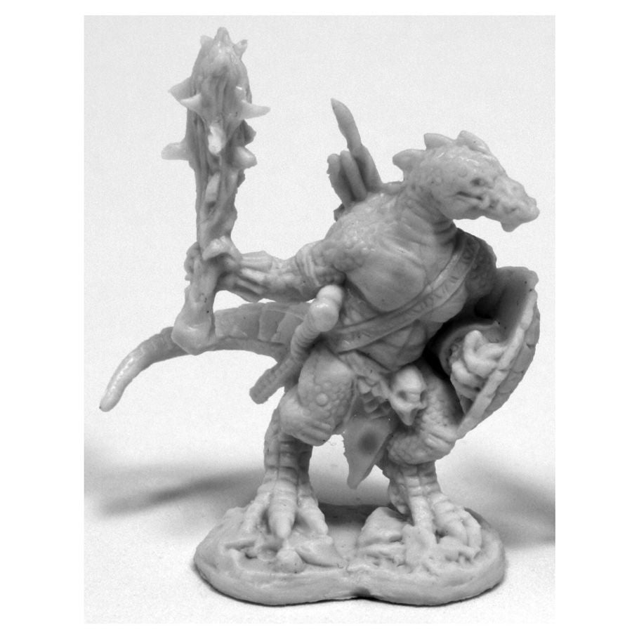 Reaper 77426 Bones: Lizardman with Club and Shield