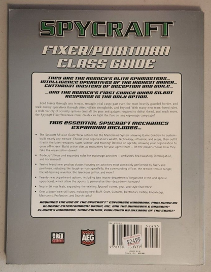AEG Spycraft Fixer Pointman Class Guide