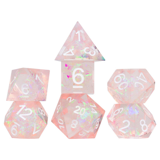 Sirius Dice SDZ001405 7-Set Sharp-edged Pink Fairy