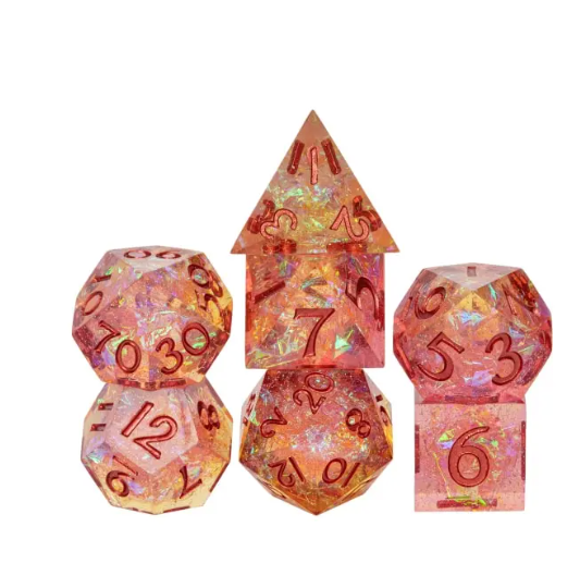 SkullSplitter Sunrise Sharp Edged Dice