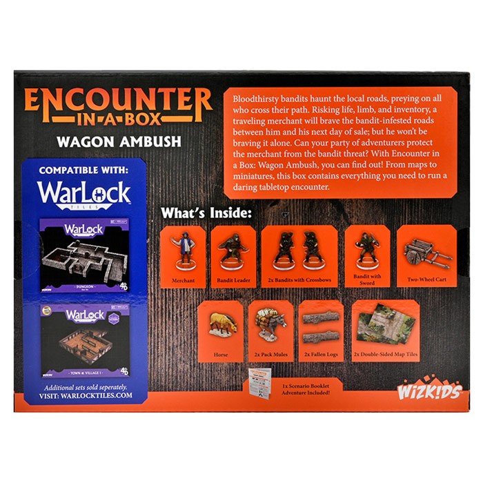 Wizkids 76500 WarLock Tiles: Encounter: Wagon Ambush