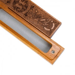 Carved Wooden Dice Box