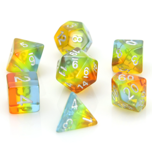 Die Hard Dice - Translucent Sunrise Gradient