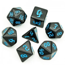TwoFaad - Black Dice w/Blue Numbers