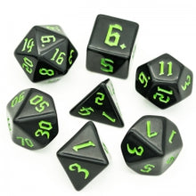 TwoFaad - Black Dice w/Green Numbers