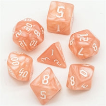 TwoFaad - Peach Dice w/ White Numbers