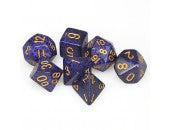 Chessex - 25337 Speckled Gold Cobalt Dice