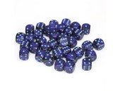 Chessex - 25907 D6 Cube 12mm Speckled Cobalt Dice