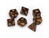 Chessex CHX27419 Scarab Blue Blood Dice w/ Gold numbers