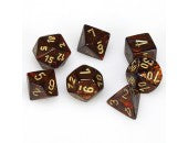 Chessex - 27419 Scarab Blue Blood Dice w/ Gold numbers