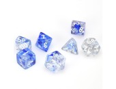 Chessex - 27466 Nebula Dark Blue Dice w/ White Numbers