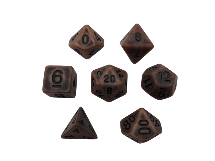 SkullSplitter Corroded Brown Bone Dice