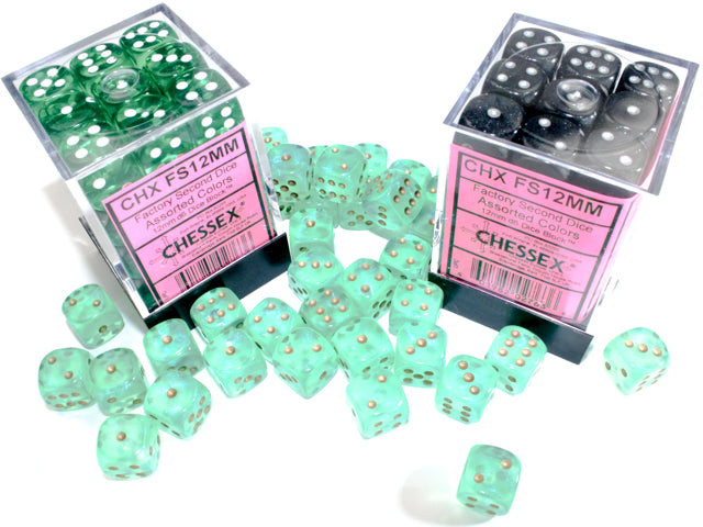 Chessex Factory Seconds 12mm D6 Cube