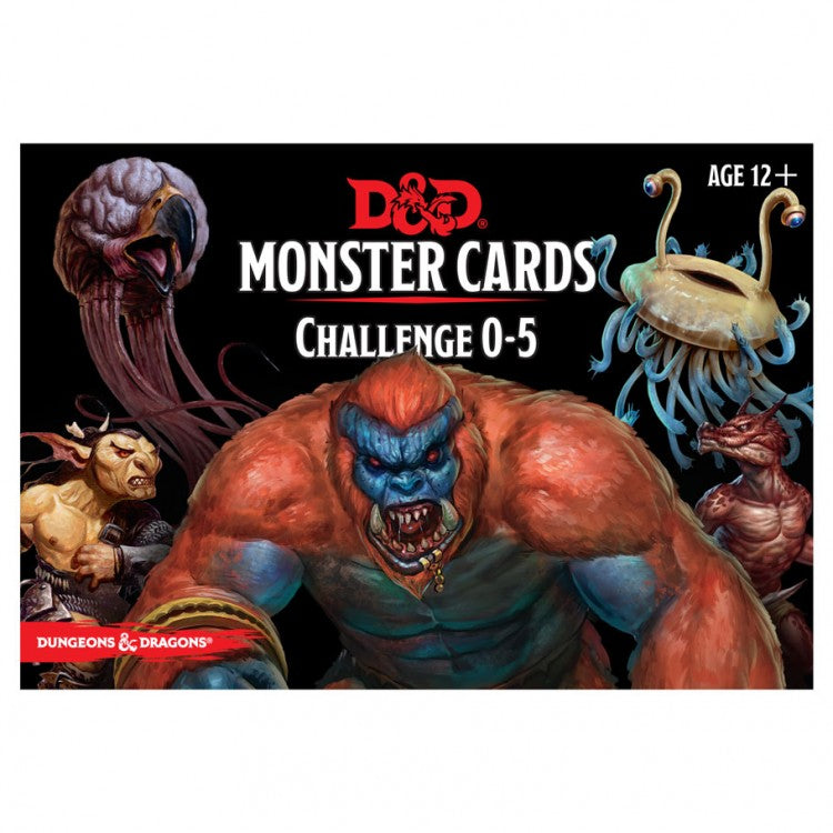 5E Monster Cards: Challenge 0-5