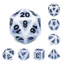 TwoFaad - Ancient Cerulean Dice w/Black Numbers