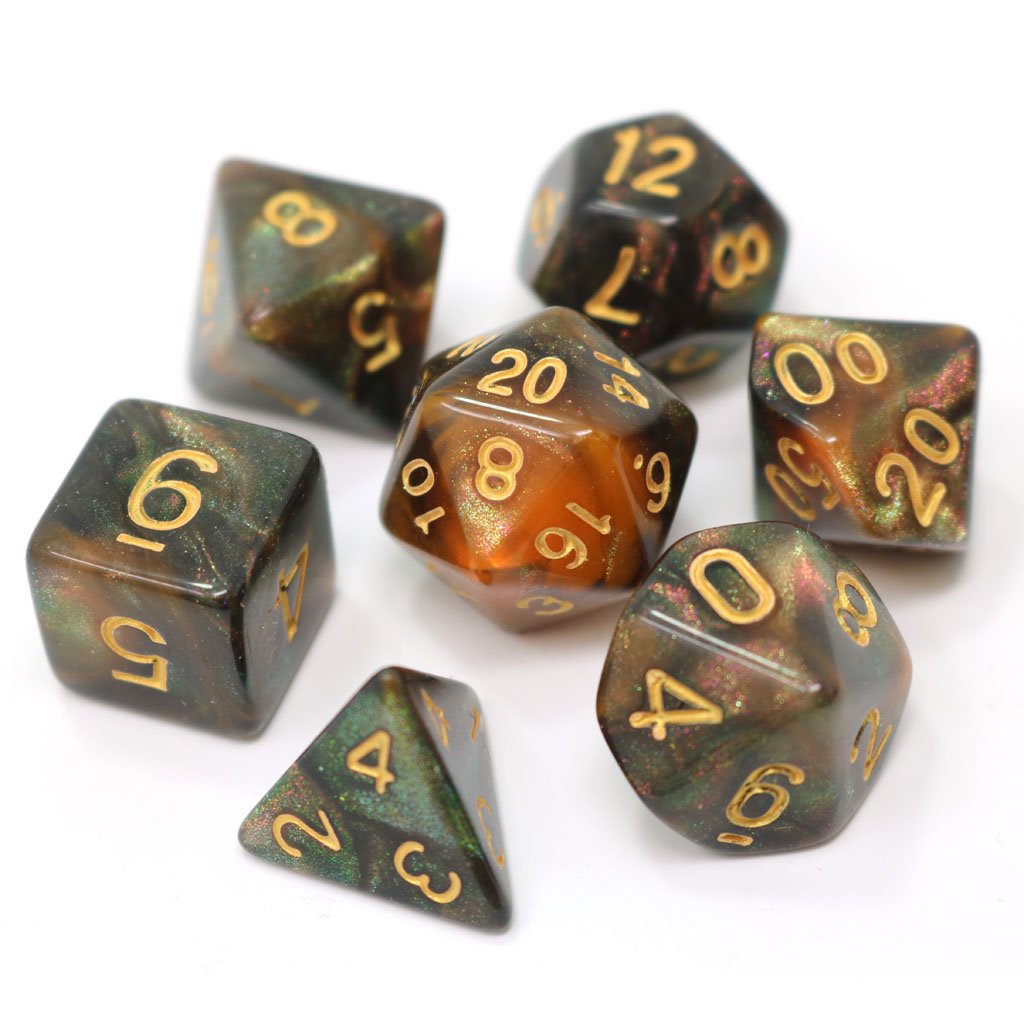 Smaug Dice w/Gold Numbers