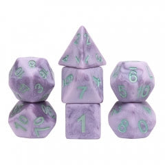 Ancient Ballad Dice w/Sea Green Numbers