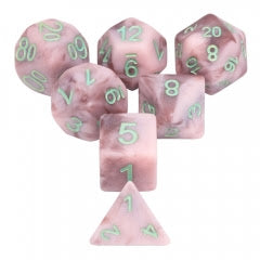 Ancient Dawn Dice w/Sea Green Numbers