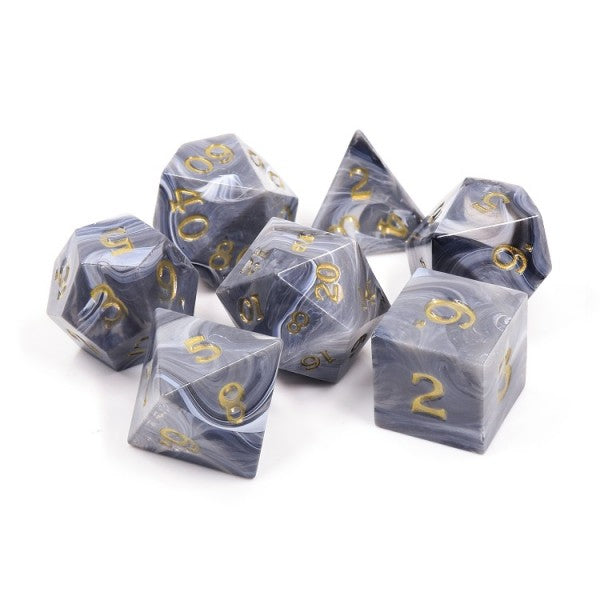 Gandalf Hard Edged Dice w/Gold Numbers
