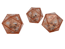 Koplow Single d20 Sided Double Dice Red/White