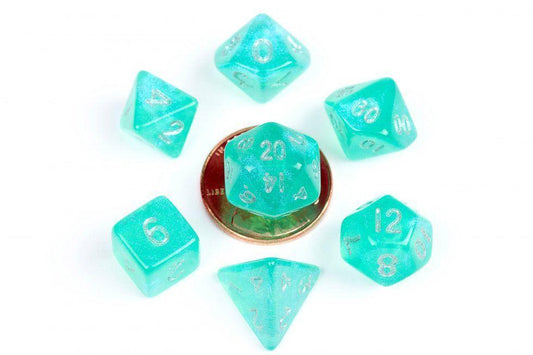 FanRoll LIC4180 Mini Stardust: Turquoise w/Silver Numbers