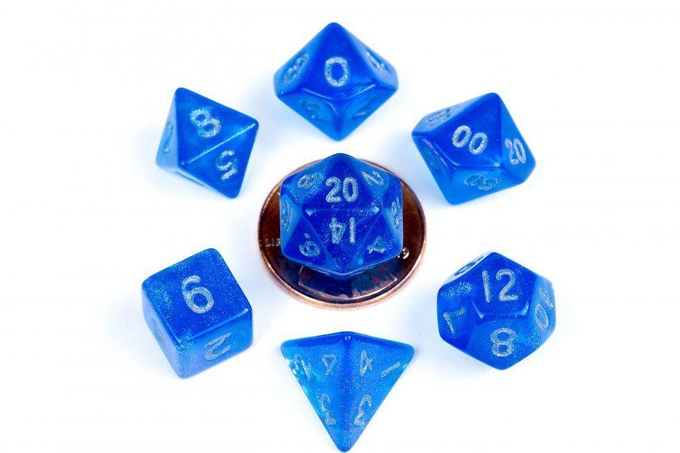 FanRoll LIC4181 Mini Stardust: Blue w/Silver Numbers
