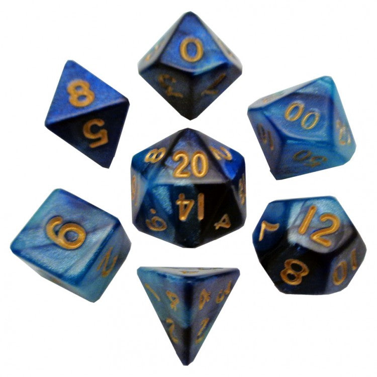 FanRoll LIC422 Mini Dark Blue-Light Blue w/Gold Numbers
